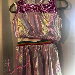 Weissman Shimmering Pink and Purple Kids Costume